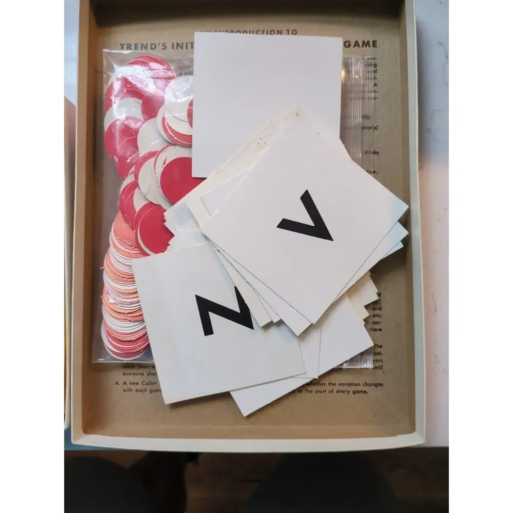 Vintage Initial Consonant Bingo Game by Trend Enterprises